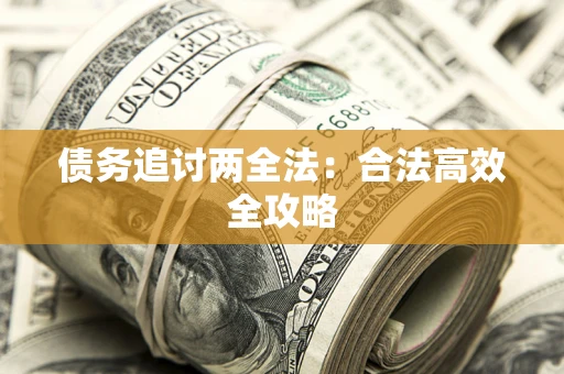 武汉债务追讨两全法：合法高效全攻略