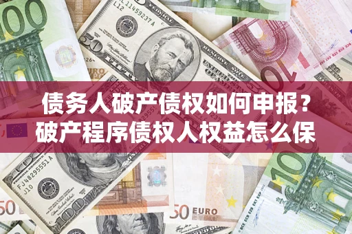 武汉债务人破产债权如何申报？破产程序债权人权益怎么保障？