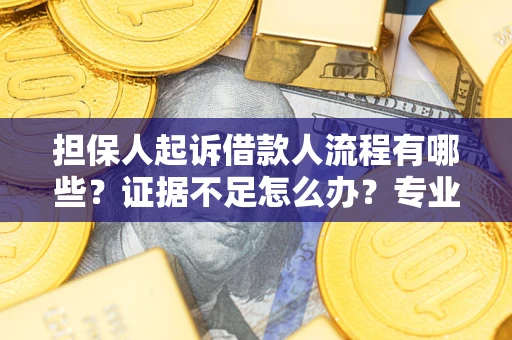 武汉担保人起诉借款人流程有哪些？证据不足怎么办？专业律师解答
