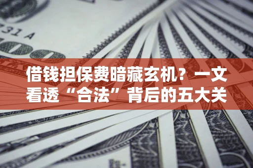 武汉借钱担保费暗藏玄机？一文看透“合法”背后的五大关键陷阱