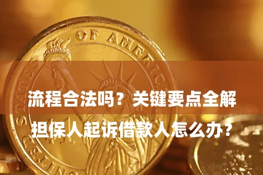 武汉

担保人起诉借款人怎么办？流程合法吗？关键要点全解析