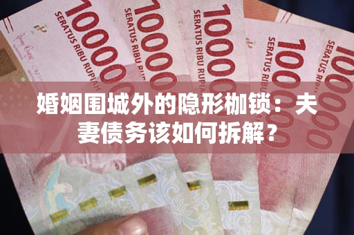 武汉婚姻围城外的隐形枷锁：夫妻债务该如何拆解？