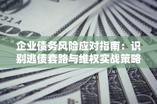 武汉企业债务风险应对指南：识别逃债套路与维权实战策略