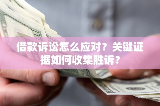 武汉借款诉讼怎么应对？关键证据如何收集胜诉？