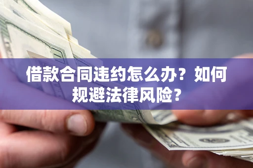 武汉借款合同违约怎么办？如何规避法律风险？